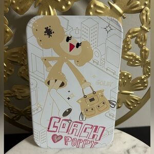 Coach Poppy Chan Goldy – Limited Edition Stationary Storage Case + stickers